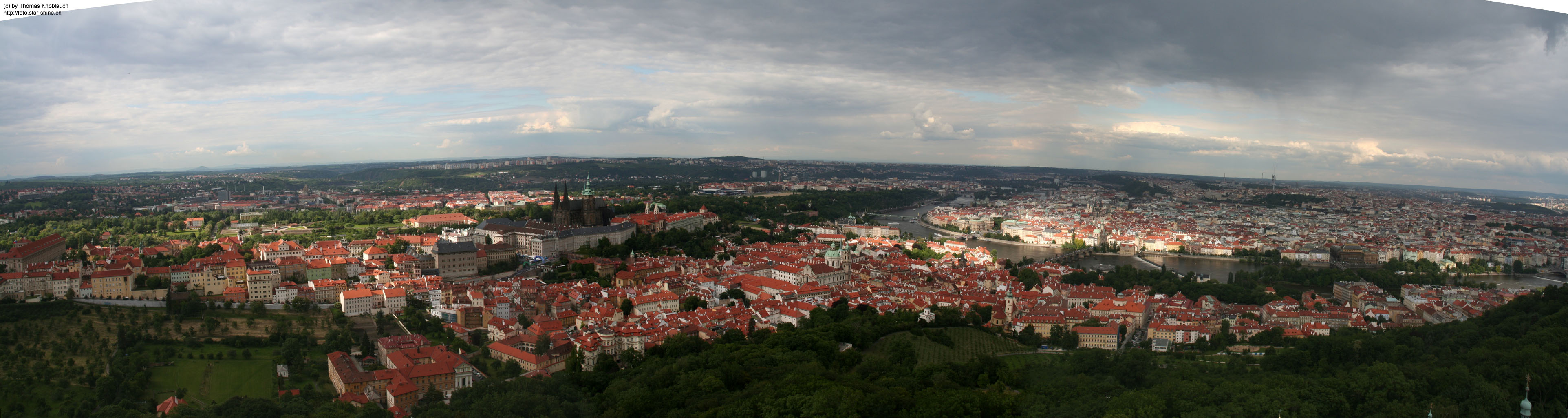 Panorama of Prague, Czechia