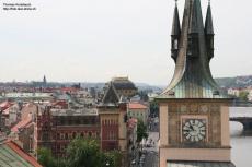 View from Kleinseitner tower towards south, Prague, Czechia
