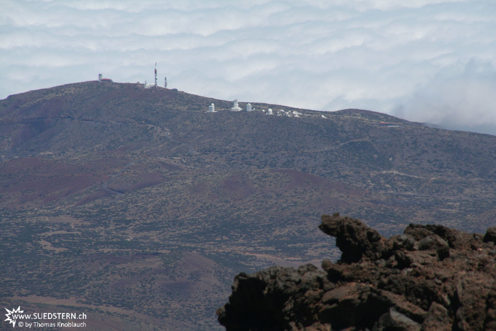 Observatories of Izaña seen from Teide-Mountain - IMG 0842